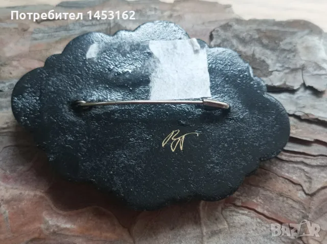 Старинна руска брошка, снимка 3 - Други - 50322760