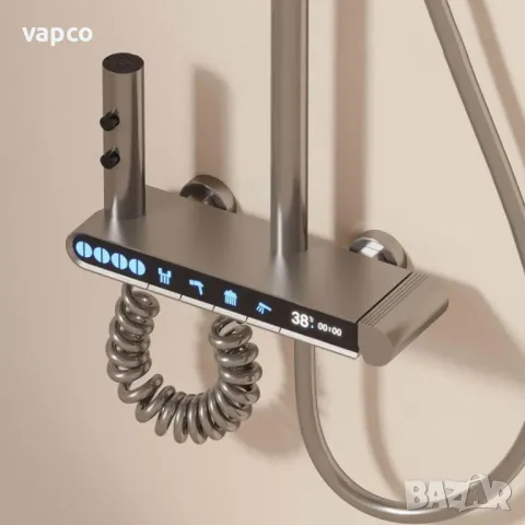 Модерен интелигентен душ с дисплей и LED подсветка D28, снимка 2 - Душове - 47756223