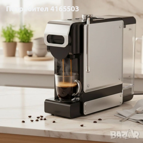 Еспресо машина 8в1 Oliver Voltz OV51171N8M – За капсули и мляно кафе, 1450W, снимка 2 - Обзавеждане за заведение - 53041117