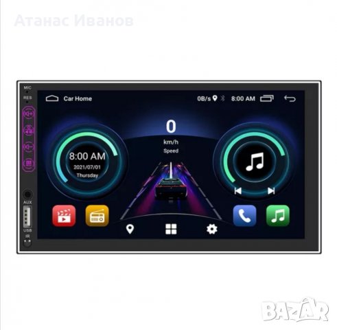 Мултимедия андроид 10 реален 7"-2GB RAM 32 ROM. С предно USB , снимка 3 - Аксесоари и консумативи - 37673749