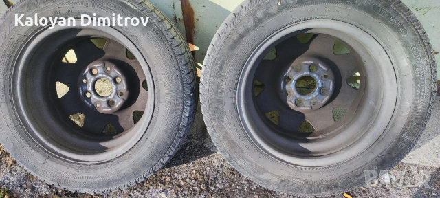 Продавам 2бр. гуми с джанти 14" 4х108, снимка 5 - Гуми и джанти - 53218411