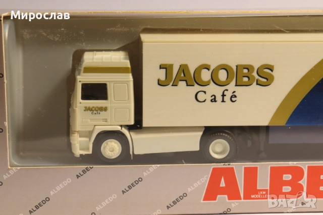 ALBEDO H0 1/87 JACOBS VOLVO КАМИОН ТИР МОДЕЛ, снимка 2 - Колекции - 53400753