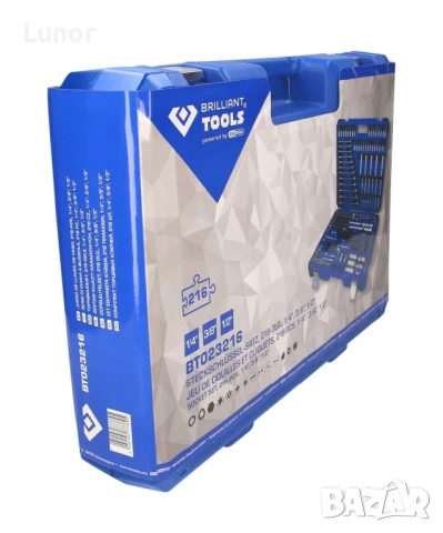 Професионален куфар с инструменти Brilliant Tools – 216 части, снимка 6 - Аксесоари и консумативи - 51062919
