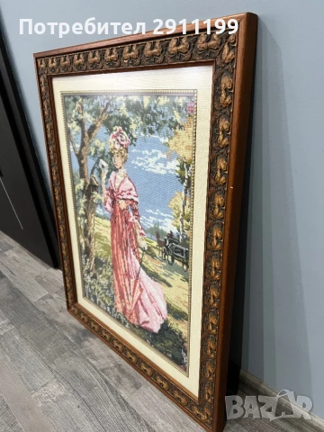 Гоблен на момиче , снимка 3 - Гоблени - 50838346
