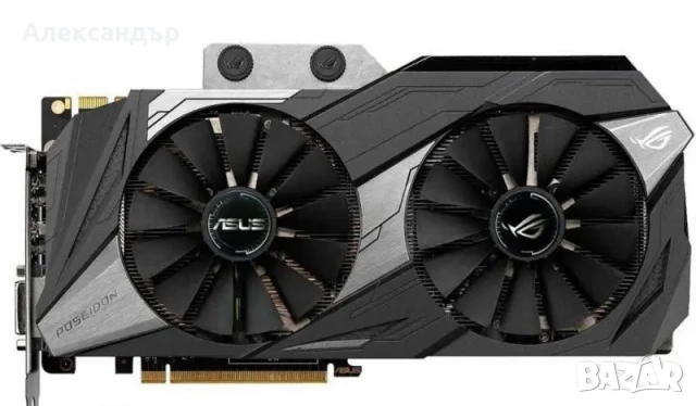 Вентилатор за видео карта ASUS GTX1050/1070/1080Ti RX570/80 T129215SM, снимка 5 - Видеокарти - 50785666