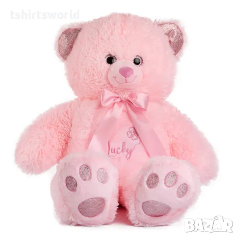 Голямо плюшено Мече в розов цвят LUCKY, 100см