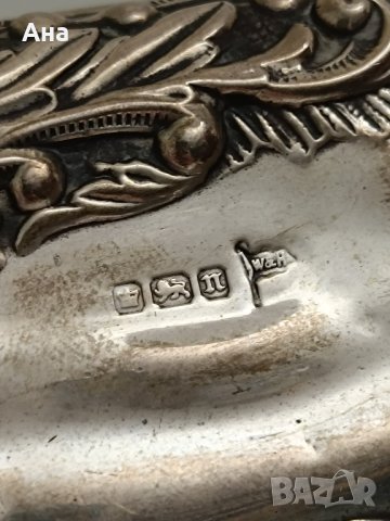 Стар Английски сребърна маркирана четка 1905 г Шефилд

, снимка 4 - Антикварни и старинни предмети - 44049966