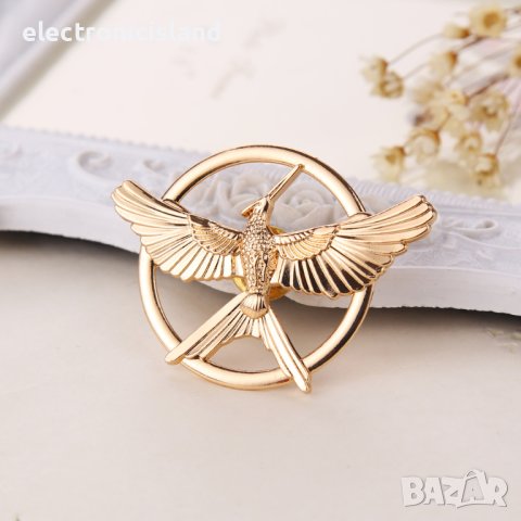 Брошка от филма Игрите на глада 3 Сойка присмехулка Hunger Games Mockingjay, снимка 8 - Други - 21041574