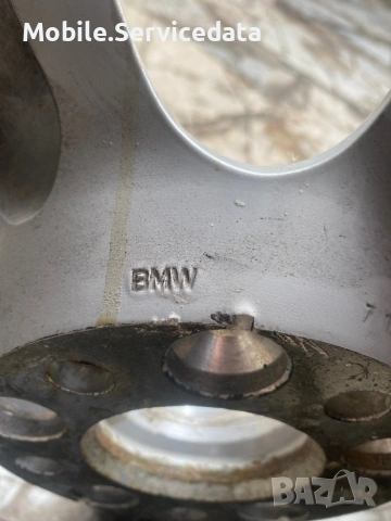 Оригинални BMW джанти 17″ – 5x120, 7.5J, ET43 с лого – използвани, проверени, снимка 6 - Гуми и джанти - 53257439