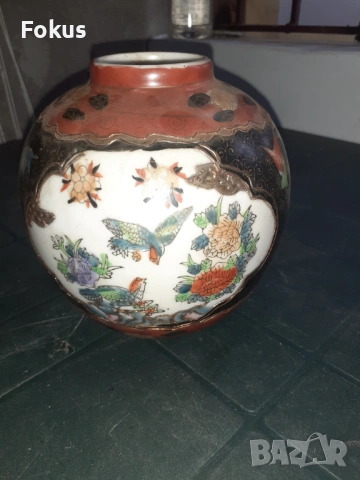 Стара ваза буркан порцелан Сатцума Satsuma