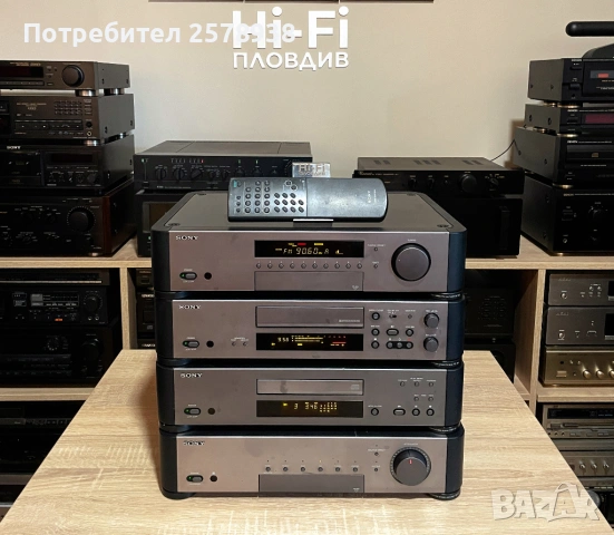 SONY Сет: TA-S7 + CDP-S7 + TC-S7+ ST-S7 Дека е тръглав !!!, снимка 2 - Аудиосистеми - 53289169
