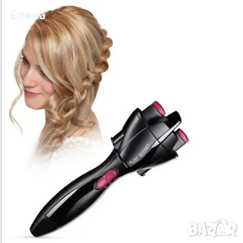 Уред за сплитане на коса: Twist Secret - Материал: Пластмаса., снимка 9 - Аксесоари за коса - 48077998