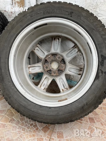 Оригинални немски джанти RiaL, 17”, 5x108 централен отвор 70 с гуми Sumitomo 225/55/17, снимка 12 - Гуми и джанти - 50755078