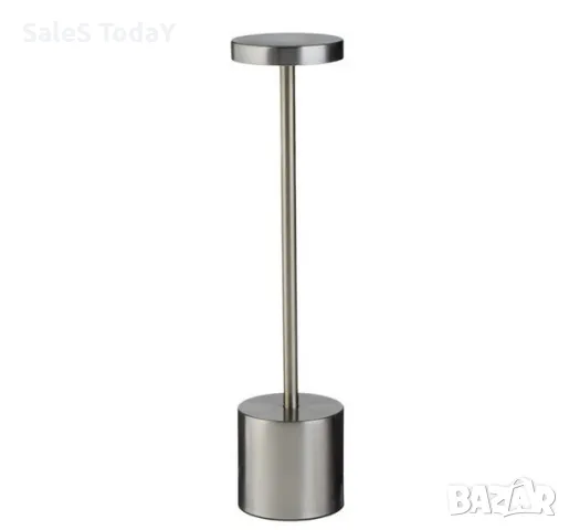 Нощна лампа със сензор, Метална, USB, 35см