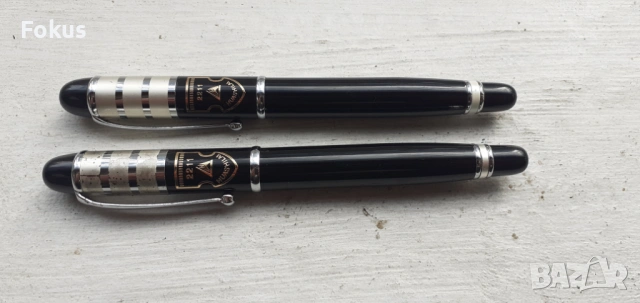 Луксозен китайски комплект писалка и химикал позлата