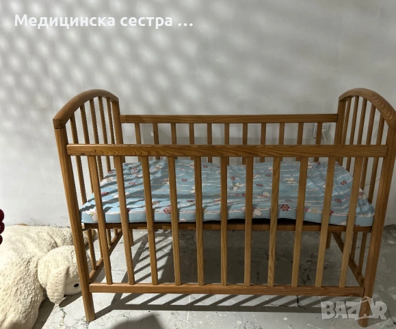 Детска дървена кошара Германия, снимка 3 - Бебешки легла и матраци - 53409513