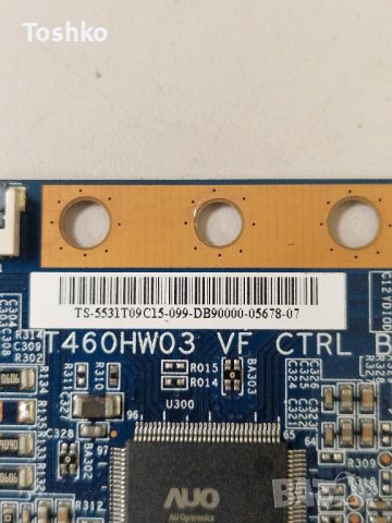 TCON BOARD T460HW03 VF CTRL BD TV SAMSUNG LE32C530F1W, снимка 2 - Части и Платки - 43989965