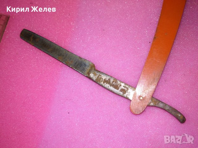 Старинен РЯДЪК с ЩЕМПЕЛ на ОСТРИЕТО - ERN 1166 - КОЛЕКЦИОНЕРСКИ БРЪСНАЧ 43171, снимка 13 - Антикварни и старинни предмети - 44010373