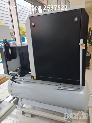 Компресор винтов ELGI 4 kW с ресивер 270 л и изсушител, снимка 2 - Други машини и части - 52810774