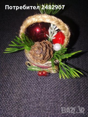 Ръчно изработени мини кошнички с цветя, снимка 16 - Декорация за дома - 38468109