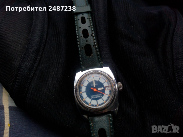 Механичен часовник,,Timex, водоустойчив, снимка 1 - Мъжки - 36519808