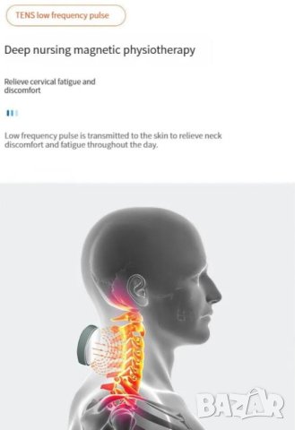 TENS Масажор Болки в Гърба Шията Лумбален Шиен Гръбнак Възпаление в Ставите Невралгия Хронична Болка, снимка 10 - Масажори - 43297503