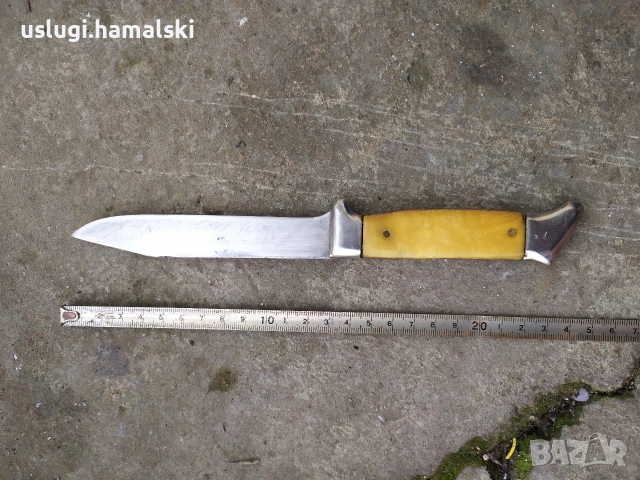 Стар български нож, снимка 4 - Антикварни и старинни предмети - 53260059