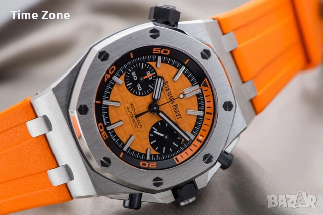 Audemars Piguet Royal Oak Offshore Diver Chronograph 42mm Steel Blue Dial Различни Варианти, снимка 12 - Мъжки - 52997320