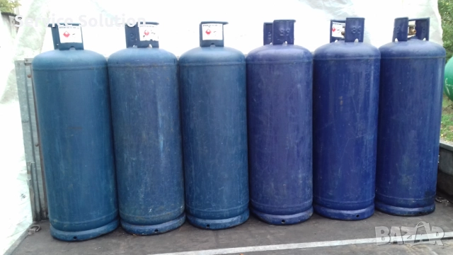 Туристически битови газови бутилки 60 L 25 kg със сертификат и стикер до 2033 г., снимка 7 - Други - 52426397