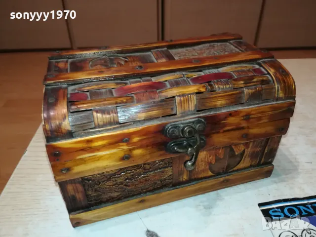 ДЪРВЕНА КУТИЯ-АНТИКА ОТ ФРАНЦИЯ 1412241928, снимка 3 - Антикварни и старинни предмети - 48348447