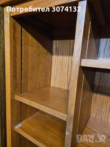 Библиотеки с регуриране на рафтовете изработени изцяло от масив, снимка 3 - Шкафове - 53500065