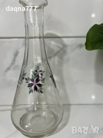 Vtg ръчно рисувана ваза/ гарафа Германия от 60-те години, снимка 9 - Декорация за дома - 50680227