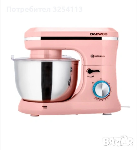 Планетарен миксер DAEWOO 1600w 2г. ГАРАНЦИЯ