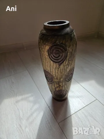 Бамбукова,тайландска вазичка ръчна изработка !!, снимка 2 - Декорация за дома - 49919274