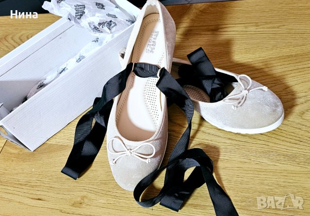 Дамски обувки/ балеринки с връзки Max Shoes , снимка 6 - Дамски ежедневни обувки - 43981275