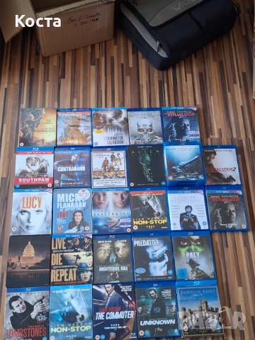 Blu-ray филми(Alien, Terminator и Predator)