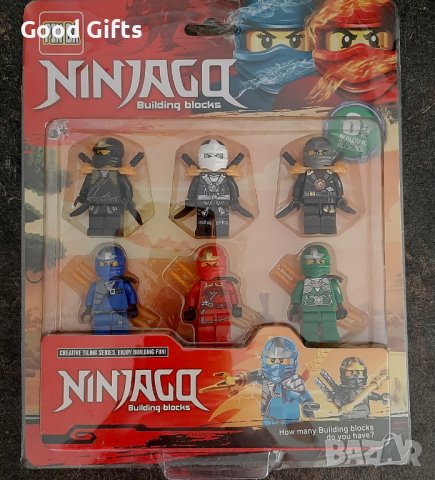 Комплект 6бр. Нинджаго фигурки, снимка 3 - Фигурки - 38124816
