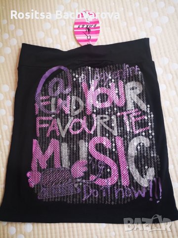 Пайетен топ, S размер, снимка 3 - Корсети, бюстиета, топове - 28823492