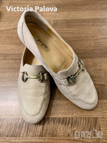 Удобни леко златисти обувки-лоуфъри PAUL GREEN, снимка 11 - Дамски ежедневни обувки - 36865563