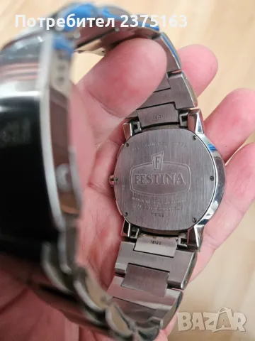 Кварцов часовник  Фестина, снимка 3 - Мъжки - 49191321