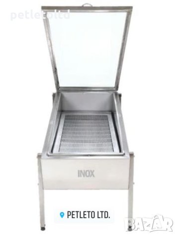Слънчева восъкотопилка INOX 110 см Х 60 см, снимка 2 - За пчели - 33041190