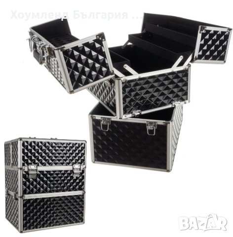 Чанта за гримове практичен козметичен куфар, снимка 1