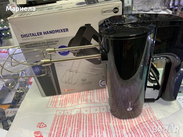 Дигитален ръчен миксер 500W / Ръчен миксер с дисплей 500 вата, снимка 9 - Миксери - 43747447