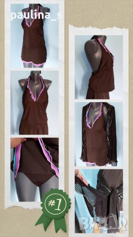 Три различни броя / Бански "Triumph" и "ari" с парео за плаж / различни модели, снимка 2 - Бански костюми - 33286176