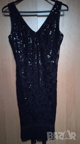 Рокля с пайети и ресни Юнона /Junona , снимка 7 - Рокли - 43503447