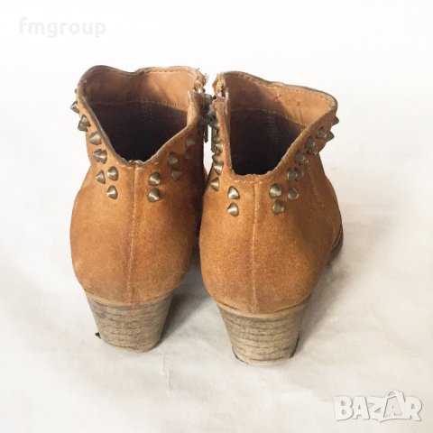 Дамски обувки Mango Манго бежови естествен велур 36 номер, снимка 3 - Дамски боти - 35548399