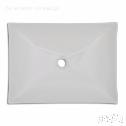 Керамична мивка в силно гланцирано бяло, за баня, снимка 5 - Мивки - 44906402