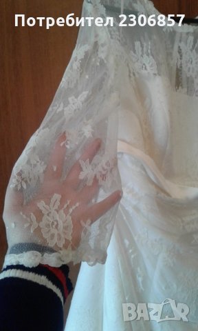 Рокля с белгийска дантела , снимка 11 - Сватбени рокли - 26938819