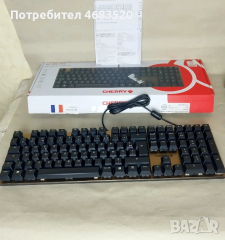 НОВА механична клавиатура CHERRY KC 200 MX