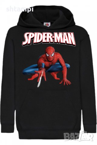 Детски Суитчър/Суитшърт Spider-man 10,Spider-man,Игра,Подарък,Изненада,Забавление,Рожден Ден, снимка 2 - Детски анцузи и суичери - 38355469